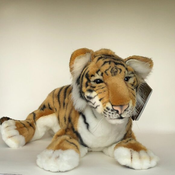 Hansa New w/Tag Handcrafted Plush Tiger Cub Hand Puppet - Picture 7 of 15